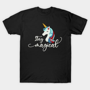 Christmas Unicorn: Stay Magical T-Shirt